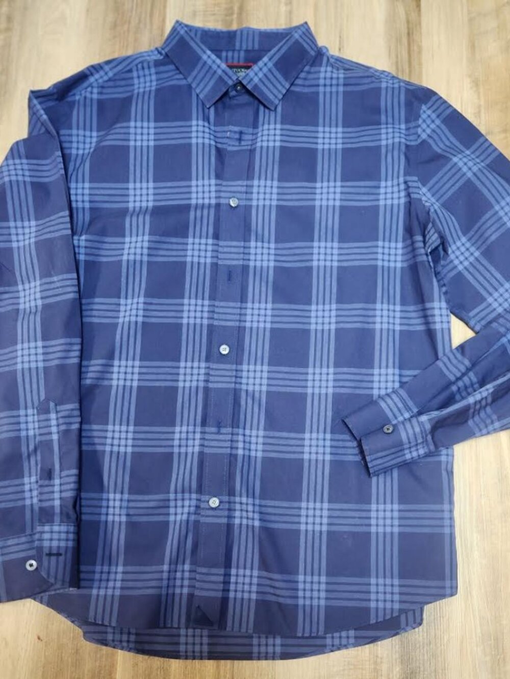 UNTUCKit Men's Blue Plaid Shirt Size 2XL